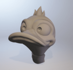  Duck headphone hanger  3d model for 3d printers