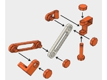 Modelo 3d de La articulación de la lámpara del led para impresoras 3d