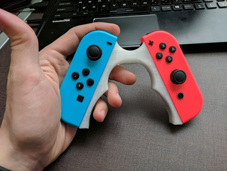 Modelo 3d de Switcherang: nintendo interruptor de alegría-con agarre para impresoras 3d