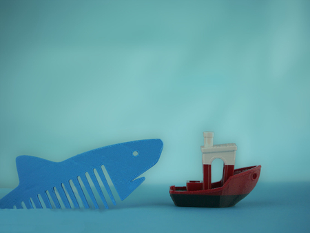  Shark comb  3d model for 3d printers