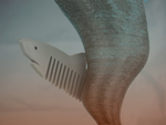  Shark comb  3d model for 3d printers