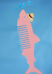  Shark comb  3d model for 3d printers