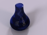  Wave vase  3d model for 3d printers