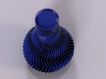  Wave vase  3d model for 3d printers