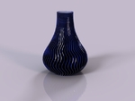  Wave vase  3d model for 3d printers