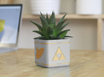  Zelda planter - single / dual extrusion minimal planter  3d model for 3d printers