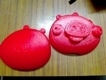  3d printing for charity- angry birds piggy bank  3d model for 3d printers