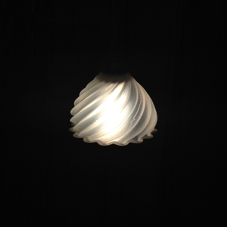 Twisty lampshade  3d model for 3d printers