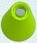  A funnel for a cola bottle  3d model for 3d printers