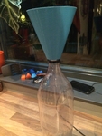  A funnel for a cola bottle  3d model for 3d printers