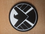  Agents of shield coaster  3d model for 3d printers