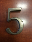  The numbers on the front door.  3d model for 3d printers