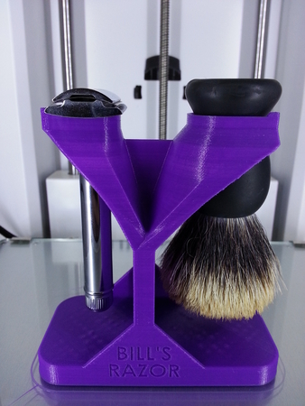 Modelo 3d de Maquinilla de afeitar de seguridad titular para impresoras 3d