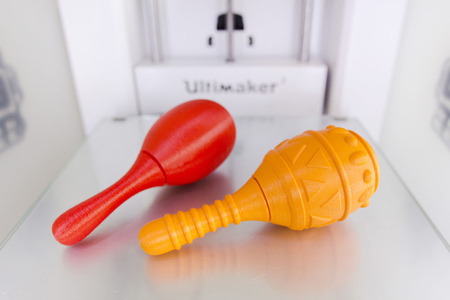 Modelo 3d de El cinco de mayo maracas para impresoras 3d