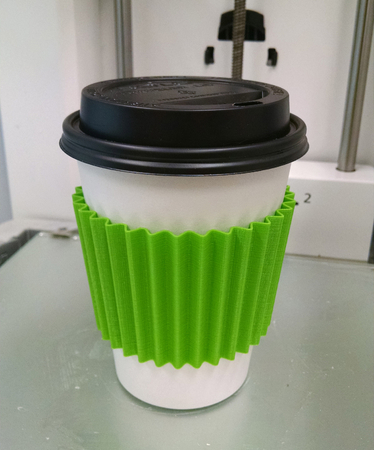 Coffee/Tea Cup Sleeve - Cupcake Ridges