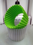  Coffee/tea cup sleeve - cupcake ridges  3d model for 3d printers