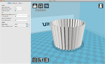  Coffee/tea cup sleeve - cupcake ridges  3d model for 3d printers