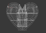 Modelo 3d de Cuadro de corazón para el día de san valentín para impresoras 3d
