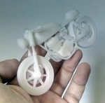 Modelo 3d de Moto cafe racer scalemodel para impresoras 3d