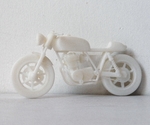  Moto cafe racer scalemodel  3d model for 3d printers