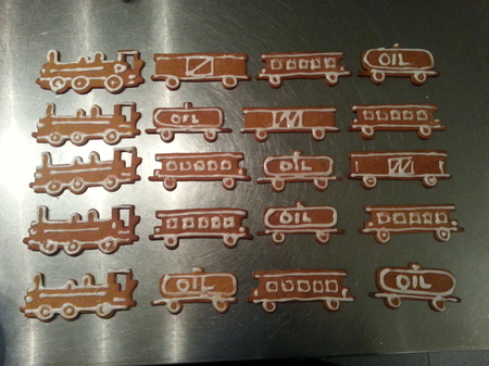  Train set (cookie cutters)  3d model for 3d printers