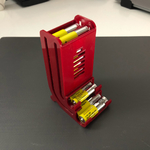  Easy aa + aaa battery holder  3d model for 3d printers