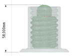 Modelo 3d de Verstellbarer abstands base | variable de apoyo a distancia para impresoras 3d