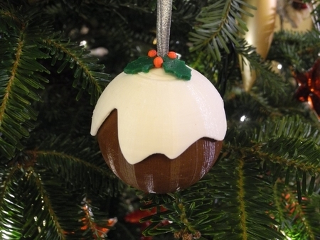  Christmas pudding tree decoration  3d model for 3d printers