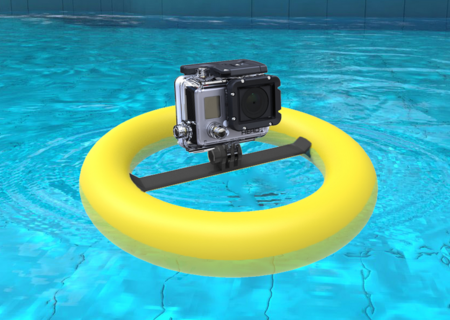 Modelo 3d de Flotante de montaje para gopro para impresoras 3d