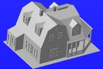 Modelo 3d de East coast house caja de dinero (us) para impresoras 3d