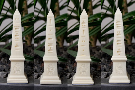 Modelo 3d de Antigua ultimaker obelisco para impresoras 3d