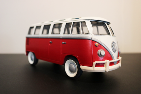 Modelo 3d de Volkswagen bus de la década de 1970 para impresoras 3d