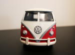 Modelo 3d de Volkswagen bus de la década de 1970 para impresoras 3d