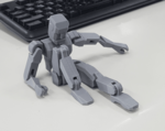  Figure no support  3d model for 3d printers