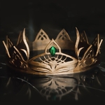  Fantasy crown - tiara  3d model for 3d printers