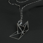  Pendant, paper boat  3d model for 3d printers