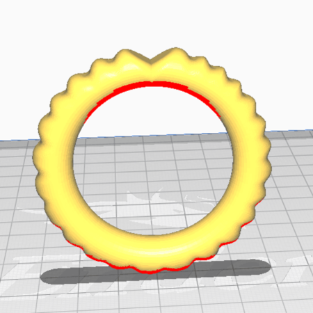 Modelo 3d de Anillo/pendiente para impresoras 3d