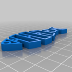  Fish keychain  3d model for 3d printers