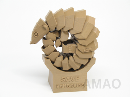  Save pangolins  3d model for 3d printers