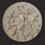  Decorative carved flower plate_briarena8185@gmail.com  3d model for 3d printers