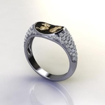 Modelo 3d de Dragon 3d-anillo de sello para impresoras 3d