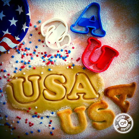 Modelo 3d de Usa el cortador de la galleta #2 (4 de julio de edición especial) para impresoras 3d