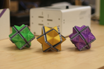  Multi-color fidget star  3d model for 3d printers