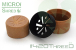  Micro/shred - by 420threed - toothless herb grinder  3d model for 3d printers