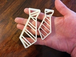  Necktie cookie cutters  3d model for 3d printers