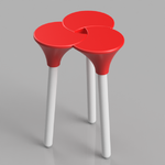  Cluster - the full sized stool  3d model for 3d printers