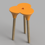  Cluster - the full sized stool  3d model for 3d printers