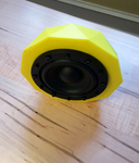  Icosphere speaker cabinet  3d model for 3d printers