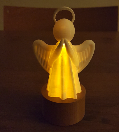  Angel tea light  3d model for 3d printers