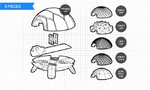  Squishy turtle  3d model for 3d printers